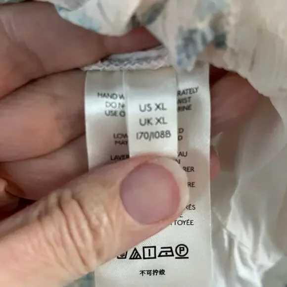 Free People Women's Final Rose Blouse In Vintage Combo Size XL - Picture 11 of 13